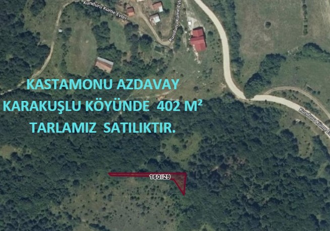 KASTAMONU AZDAVAY KARAKUŞLU KÖYÜNDE  402 M² TARLAMIZ  SATILIKTIR. - KASTAMONU AZDAVAY fotoğraf 7